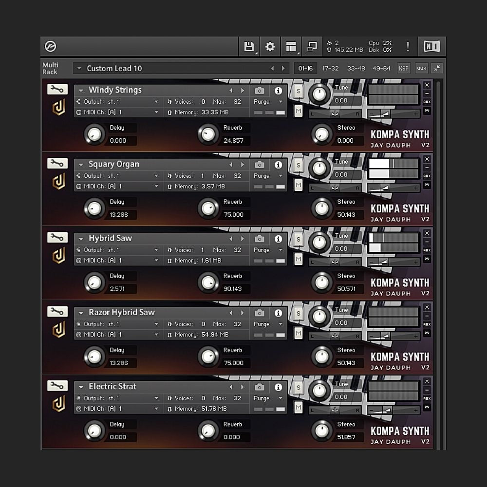 Kompa Synth Vol. 2 (KONTAKT 6 Library) - Kompa Synth